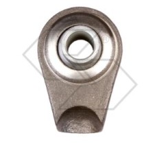 Support with spherical kneecap for three-point hitch and cylinders kneecap hole Ø 22.5mm | Newgardenstore.eu