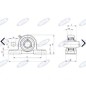 UCP 205 soporte recto autoalineable para tractores agrícolas