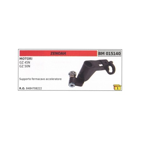 Supporto fermacavo acceleratore ZENOAH motore decespugliatore GZ 45N - GZ 50N | Newgardenstore.eu