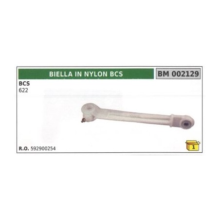 Biela de nylon para tractor agrícola BCS 622 | Newgardenstore.eu