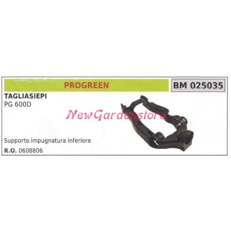 Lower Grip Support PROGREEN PG 600D Hedge Trimmer 025035 | Newgardenstore.eu