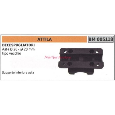 Support inférieur du guidon de la débroussailleuse ATTILA 005118 | Newgardenstore.eu