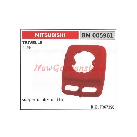 Filtre à air support interne MITSUBISHI moteur 2 temps monté sur tarière T 240 005961 | Newgardenstore.eu