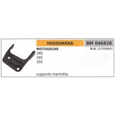 HUSQVARNA soporte silenciador motosierra 340 345 350 046828