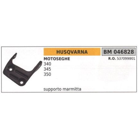 HUSQVARNA muffler bracket chainsaw 340 345 350 046828 | Newgardenstore.eu