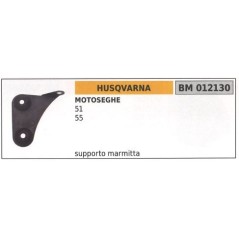 Muffler bracket compatible HUSQVARNA chainsaw 51 55 012130 | Newgardenstore.eu