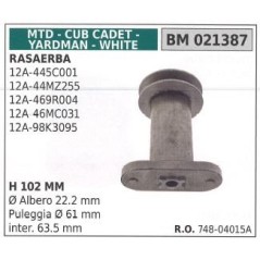 Nabenhalterung für Rasenmähermesserhalter 12A-445C001 MTD 021387 | Newgardenstore.eu