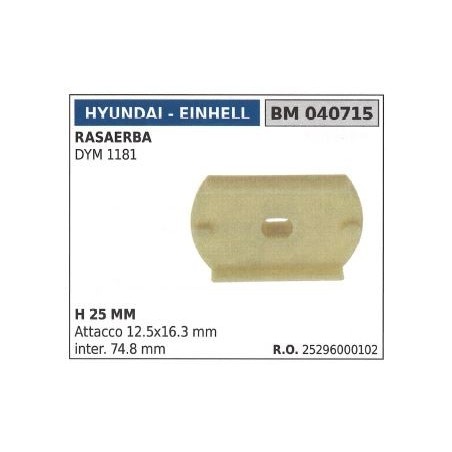 HYUNDAI DYM 1181 Rasenmähernabenhalterung 040715 | Newgardenstore.eu