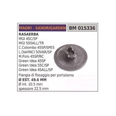 MGI 45C/SP cubo porta cuchillas cortacésped maori 015336 | Newgardenstore.eu