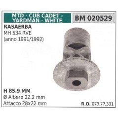 Supporto mozzo portalama rasaerba tagliaerba MH 534 RVE MTD 020529