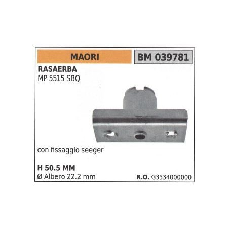 Maori MP 5515SBQ lawnmower mower blade hub bracket 039781 | Newgardenstore.eu