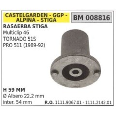 Blade holder hub for multiclip 46 STIGA lawnmower mower 008816