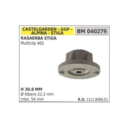 Cylinder hub holder multiclip lawnmower mower 46S STIGA 040279 | Newgardenstore.eu