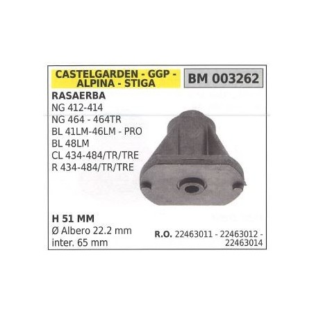 Lawnmower blade hub holder compatible STIGA NG 412 - NG 414 | Newgardenstore.eu