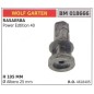 POWER EDTITION 40 WOLFGARTEN 018666 Support de lame de tracteur de pelouse