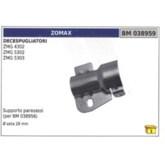 Protección de eje ZOMAX ZMG 4302 - 5302 - 5303 Eje de desbroce Ø 28 mm | Newgardenstore.eu