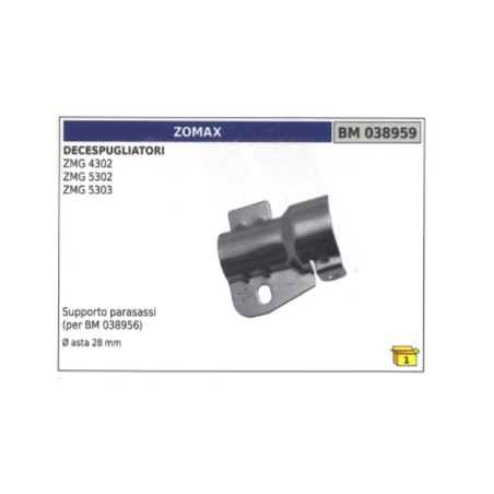 Protección de eje ZOMAX ZMG 4302 - 5302 - 5303 Eje de desbroce Ø 28 mm | Newgardenstore.eu