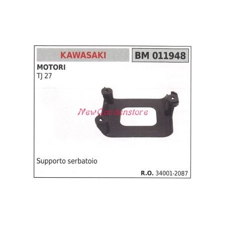 Support de réservoir de carburant KAWASAKI moteur débroussailleuse TJ 27 011948 | Newgardenstore.eu