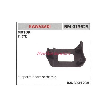 Soporte depósito combustible KAWASAKI motor desbrozadora TJ 27E 013625 | Newgardenstore.eu