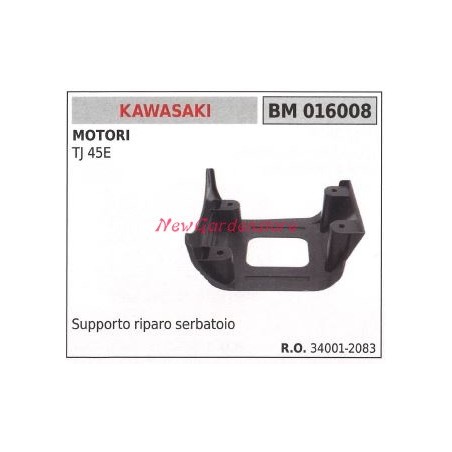 Support de réservoir de carburant KAWASAKI moteur débroussailleuse TJ 45E 34001-2083 | Newgardenstore.eu