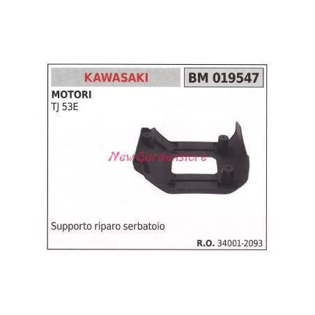 Fuel tank support KAWASAKI engine brushcutter TJ 53E 019547 | Newgardenstore.eu