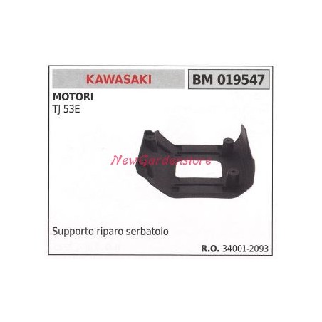 Support de réservoir de carburant KAWASAKI moteur débroussailleuse TJ 53E 019547 | Newgardenstore.eu