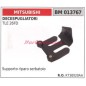 Support de réservoir à carburant MITSUBISHI moteur débroussailleuse TLE 26FD 013767