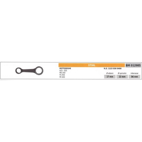 STIHL connecting rod for chainsaw 023 025 MS 250 FS 450 FR 450 012985 | Newgardenstore.eu