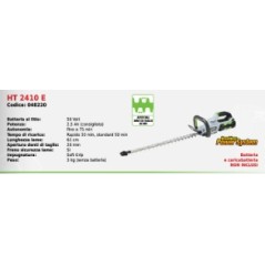 Hedge trimmer 61 cm EGO HT 2410 E 56 V battery without battery and charger | Newgardenstore.eu