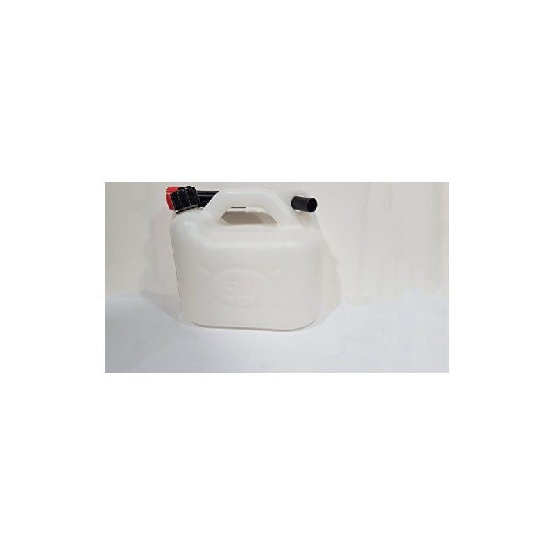 White fuel and oil tank 10 litres with extension tube code 019194