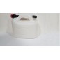 White fuel and oil tank 10 litres with extension tube code 019194