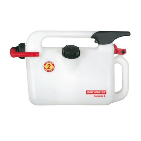 Bidón con Rapidon 6 para capacidad de llenado 6 l plástico blanco | Newgardenstore.eu