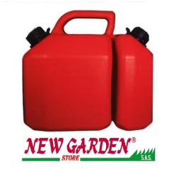 Twin canister 6 + 2.5 litres fuel mixture gardening 320405