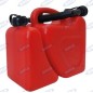 Dual-purpose plastic jerry can capacity 5lt + 2.5lt AMA 79556