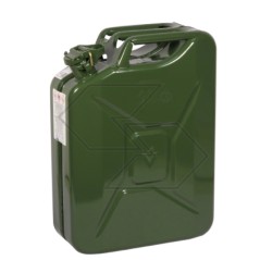 Bidón metálico de acero mezcla combustible gasolina jardinería 20 lt 320412 | Newgardenstore.eu