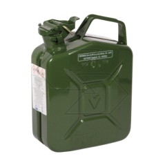 Steel metal canister fuel mixture gardening 5 litres 320410 | Newgardenstore.eu