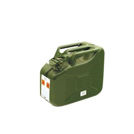 Metal canister capacity 10 litres green colour | Newgardenstore.eu