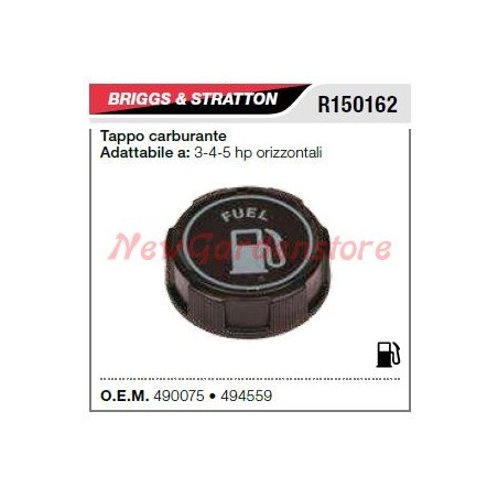 B&S tapón combustible cortacésped 3 4 5 cv R150162 | Newgardenstore.eu