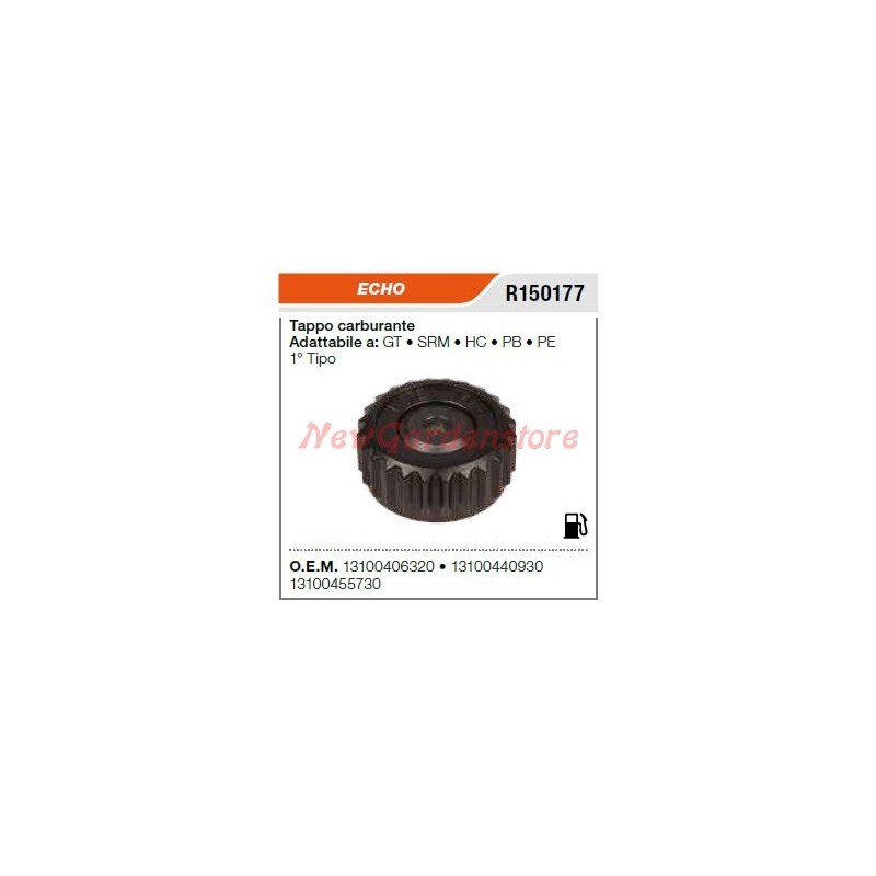 Tapón combustible ECHO soplador GT SRM HC PB PE 1er TIPO R150177