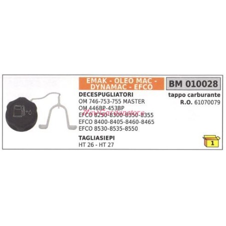 Tankdeckel EMAK Freischneider OM 746 753 755 MASTER 010028 | Newgardenstore.eu