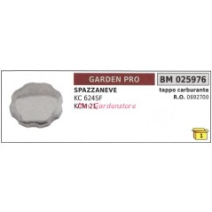 Tapón de combustible soplador de nieve GARDEN PRO KC 624SF KCM 21 025976