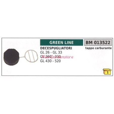Tappo carburante GREEN LINE decespugliatore GL 26 33 260 330 430 520 013522 | Newgardenstore.eu