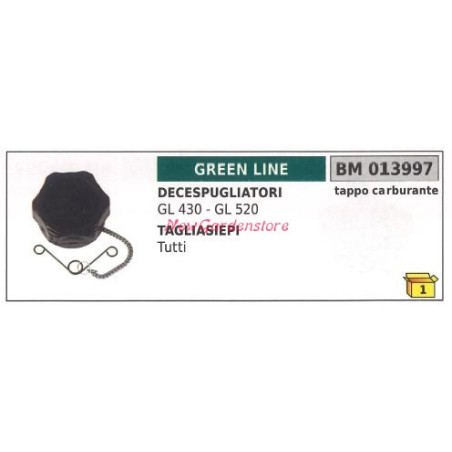 Fuel cap GREEN LINE brushcutter GL 430 520 013997 | Newgardenstore.eu