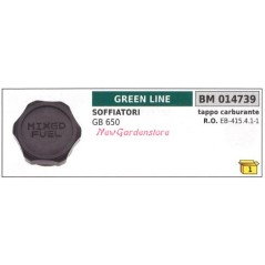 Tappo carburante GREEN LINE soffiatore GB 650 014739 | Newgardenstore.eu