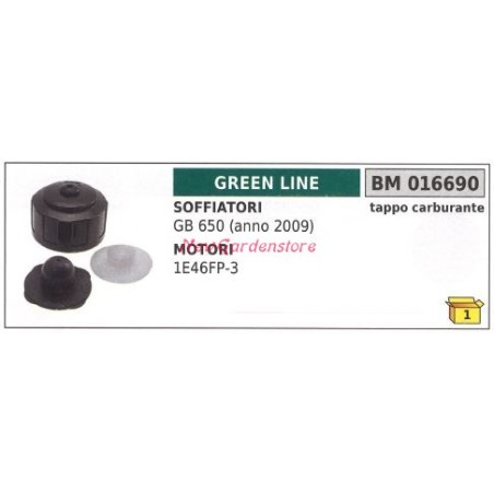 Tappo carburante GREEN LINE soffiatore GB 650 016690 | Newgardenstore.eu
