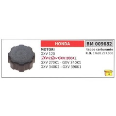 Bouchon de réservoir HONDA tondeuse GXV 120 160 009682 | Newgardenstore.eu
