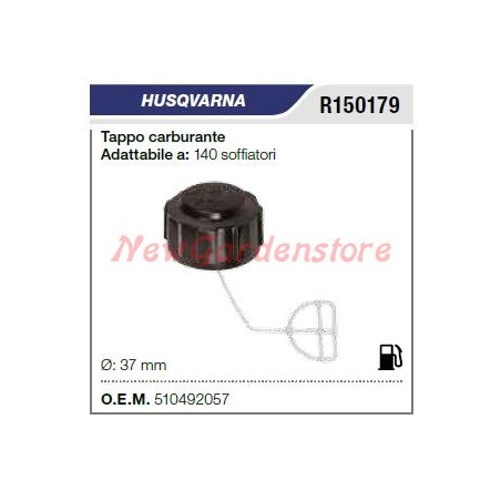 Bouchon de remplissage de carburant HUSQVARNA blower 140 R150179 | Newgardenstore.eu