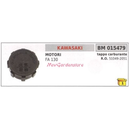 Fuel cap KAWASAKI motorhoe FA 130 015479 | Newgardenstore.eu