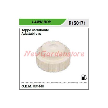 Fuel cap LAWNBOY lawn tractor lawn mower R150171 | Newgardenstore.eu