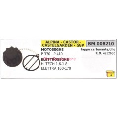 Fuel cap oil ALPINA chainsaw P 370 410 008210 | Newgardenstore.eu